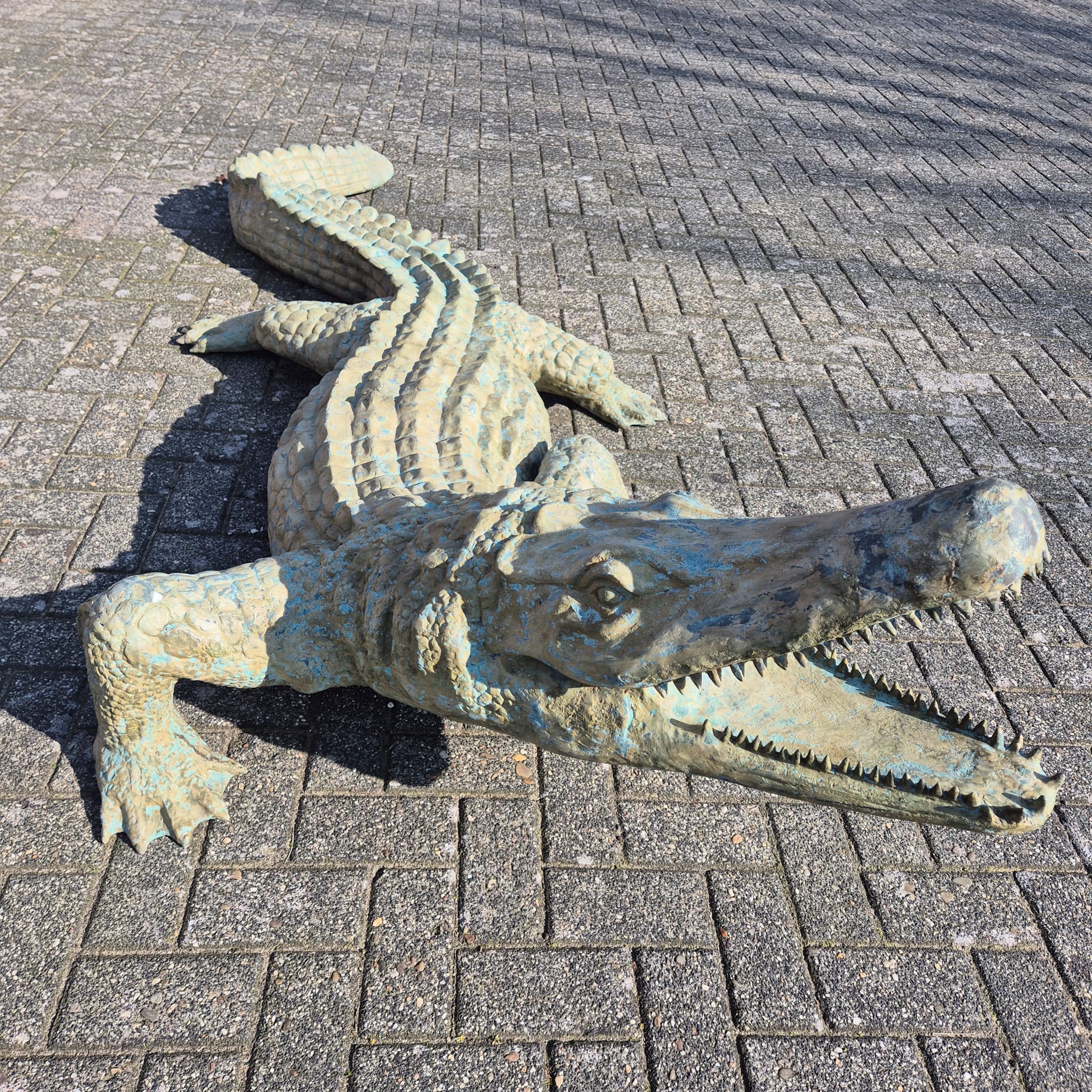 Wasserspeier Skulptur 1940 Bronze 2,90 m – Bild 3