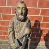 Sakrale Holzstatue Heiligenfigur Petrus Buche – Bild 2
