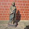 Sakrale Holzstatue Heiligenfigur Petrus Buche