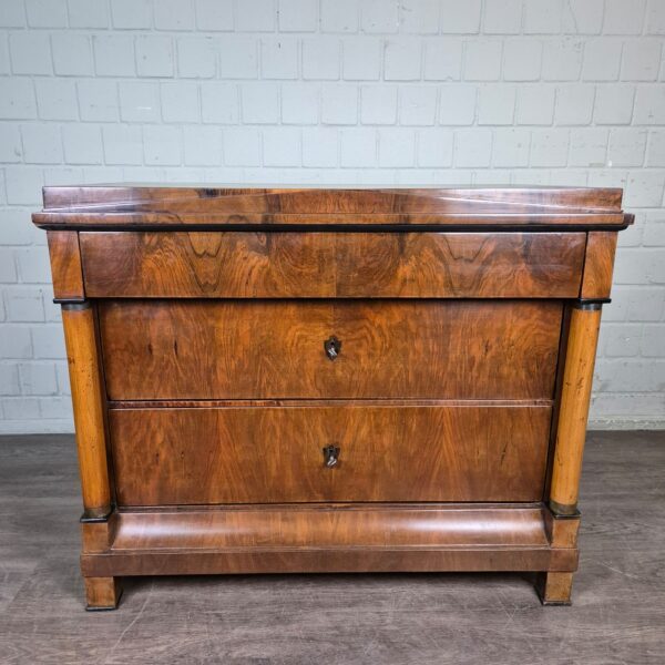 Kommode Biedermeier 1800 Nussbaum – Bild 2