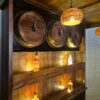 Hausbar Gartenbar Weinfass-Bar Mangoholz 1,84 m – Bild 8