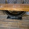Esstisch Tisch Baumstamm Teakholz 3,00 m x 1,10 m – Bild 6