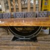 Esstisch Tisch Baumstamm Teakholz 3,00 m x 1,10 m – Bild 5