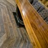 Esstisch Tisch Baumstamm Teakholz 3,00 m x 1,10 m – Bild 9