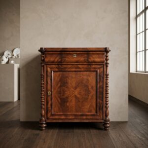 Beistellschrank Halbschrank Louis Philippe 1860 Mahagoni