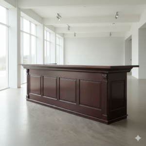 Empire Bar Theke Tresen Mahagoni 4,00 m