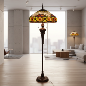 Tiffany Stehlampe Lampe Art-Deco Ø 0,52 m