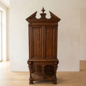 Hallenschrank Schrank Gründerzeit 1880 Eiche
