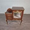 Schmuckschrank Vitrine Neubarock Nussbaum 0,80 m – Bild 3
