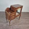 Schmuckschrank Vitrine Neubarock Nussbaum 0,80 m – Bild 7