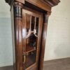 Vitrine Hochschrank Jugendstil 1920 Eiche – Bild 9