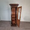 Vitrine Hochschrank Jugendstil 1920 Eiche – Bild 17