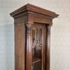 Vitrine Hochschrank Jugendstil 1920 Eiche – Bild 6