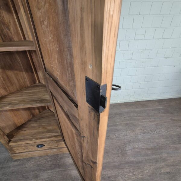 Eckschrank Schrank Teakholz 0,87 m – Bild 10