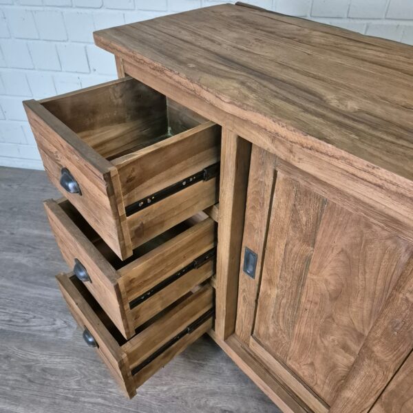 Anrichte Sideboard Teakholz 1,20 m – Bild 11