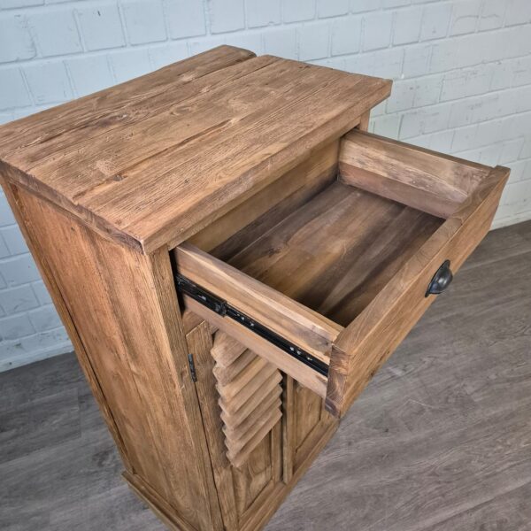 Beistellschrank Schränkchen Teakholz 0,62 m – Bild 14