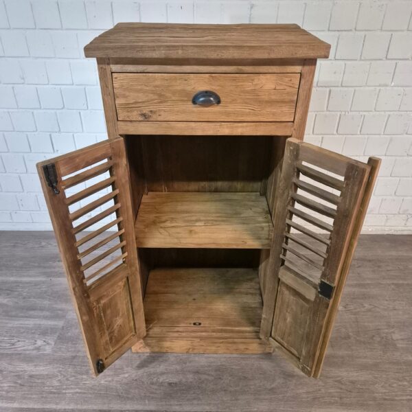 Beistellschrank Schränkchen Teakholz 0,62 m – Bild 9