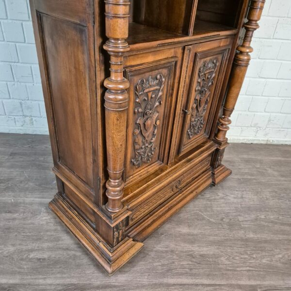 Büroschrank Schrank Gründerzeit 1880 Eiche – Bild 5