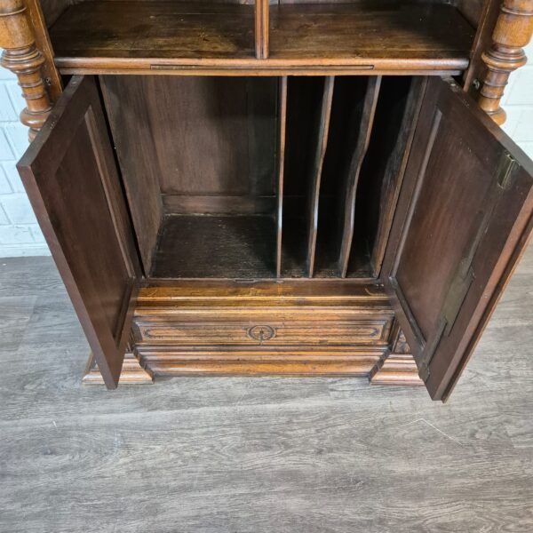 Büroschrank Schrank Gründerzeit 1880 Eiche – Bild 13