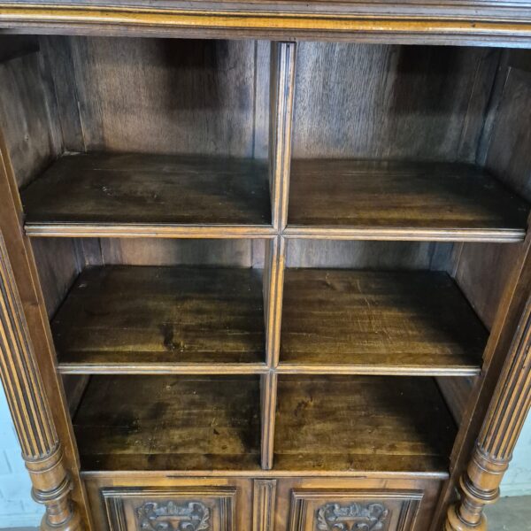 Büroschrank Schrank Gründerzeit 1880 Eiche – Bild 11