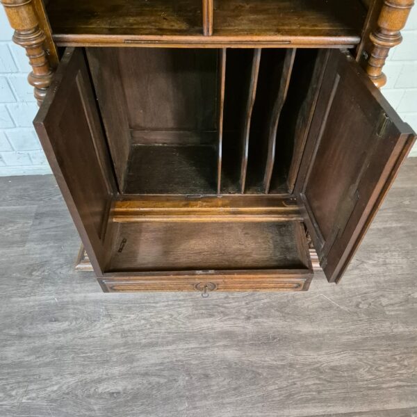 Büroschrank Schrank Gründerzeit 1880 Eiche – Bild 14