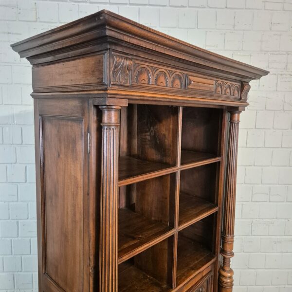 Büroschrank Schrank Gründerzeit 1880 Eiche – Bild 4