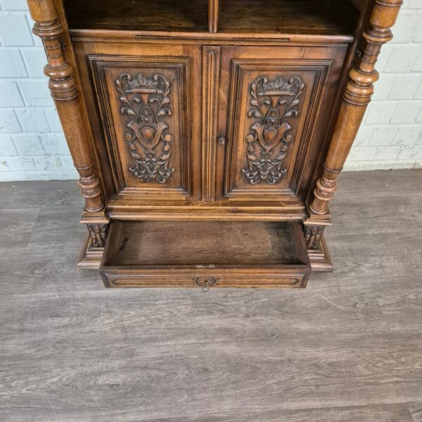 Büroschrank Schrank Gründerzeit 1880 Eiche – Bild 15