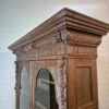 Vitrine Bücherschrank Jugendstil 1900 Eiche – Bild 9