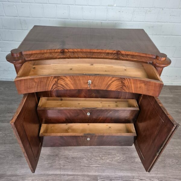Kommode Anrichte Biedermeier 1850 Mahagoni – Bild 15