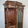 Vitrine Geschirrschrank Jugendstil 1900 Mahagoni – Bild 5