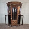 Vitrine Geschirrschrank Jugendstil 1900 Mahagoni – Bild 22