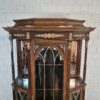 Vitrine Geschirrschrank Jugendstil 1900 Mahagoni – Bild 14