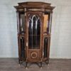 Vitrine Geschirrschrank Jugendstil 1900 Mahagoni