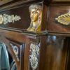 Vitrine Geschirrschrank Jugendstil 1900 Mahagoni – Bild 12