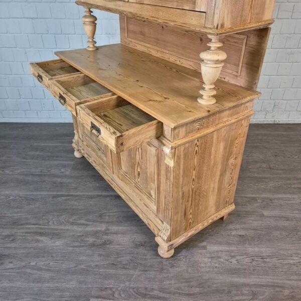 Buffetschrank Schrank Gründerzeit 1880 Kiefer – Bild 12