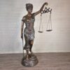 Skulptur Dekoration Justitia Bronze 2,20 m – Bild 2