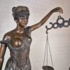 Skulptur Dekoration Justitia Bronze 2,20 m – Bild 3
