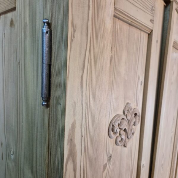 Schrank Kleiderschrank Jugendstil 1900 Kiefer – Bild 6