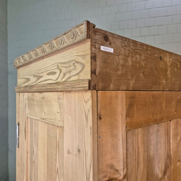 Schrank Kleiderschrank Jugendstil 1900 Kiefer – Bild 21