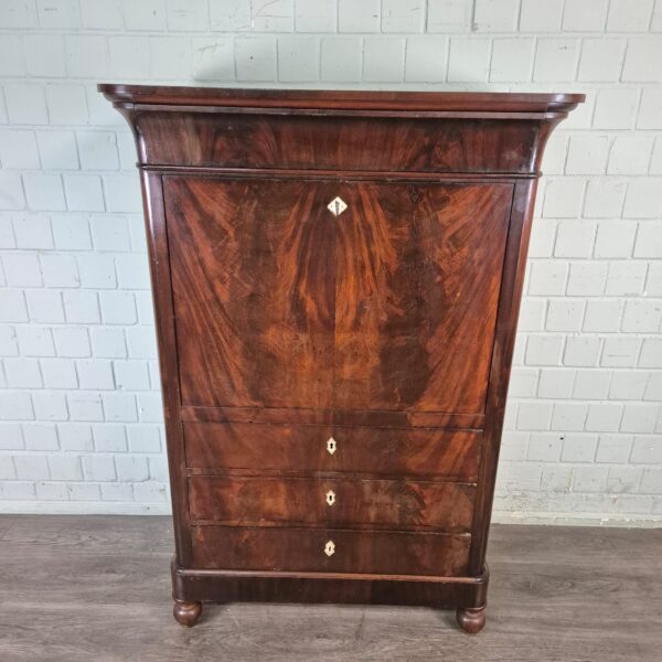 Sekretär Biedermeier 1840 Mahagoni