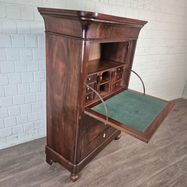 Sekretär Biedermeier 1840 Mahagoni – Bild 4