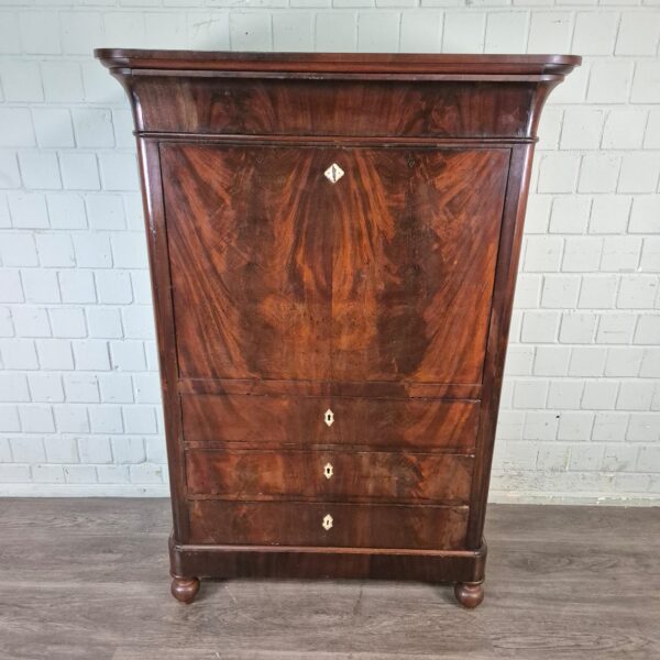 Sekretär Biedermeier 1840 Mahagoni – Bild 2