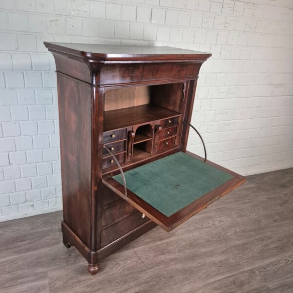 Sekretär Biedermeier 1840 Mahagoni – Bild 5