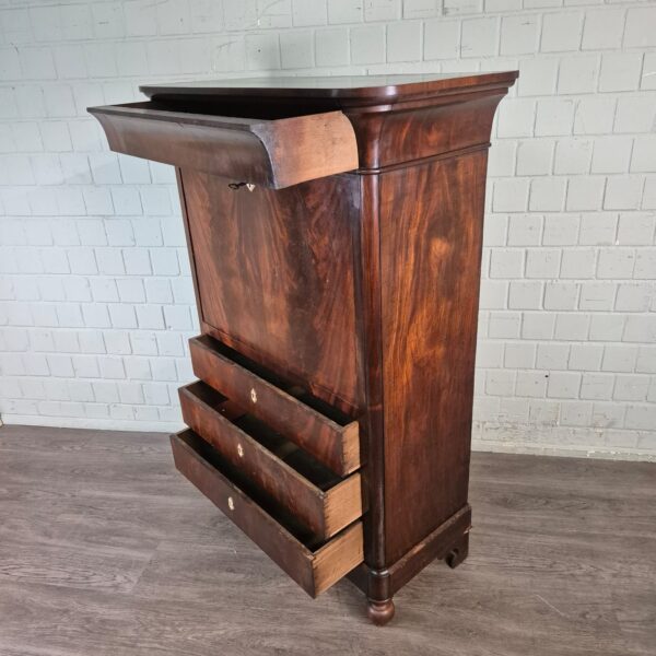 Sekretär Biedermeier 1840 Mahagoni – Bild 10