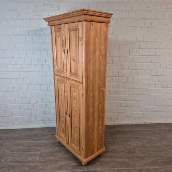 Schrank Kleiderschrank Jugendstil 1920 Kiefer – Bild 3