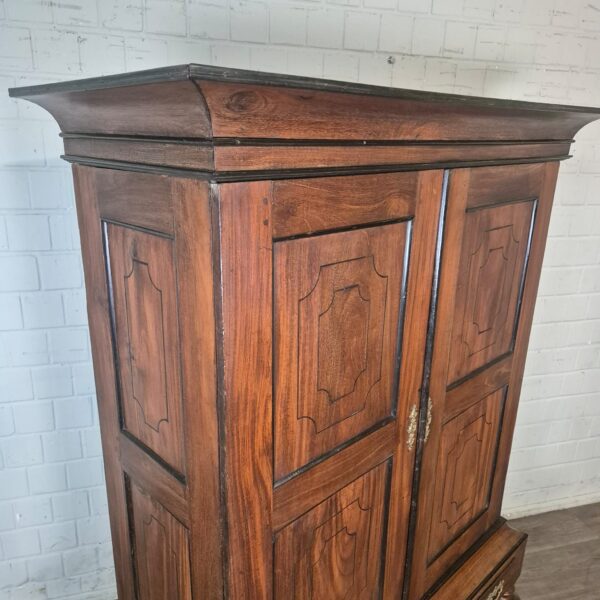 Schrank Kleiderschrank Biedermeier 1820 Mahagoni – Bild 4