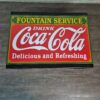 Couchtisch Emaille Coca-Cola 1,40 m x 0,72 m – Bild 2