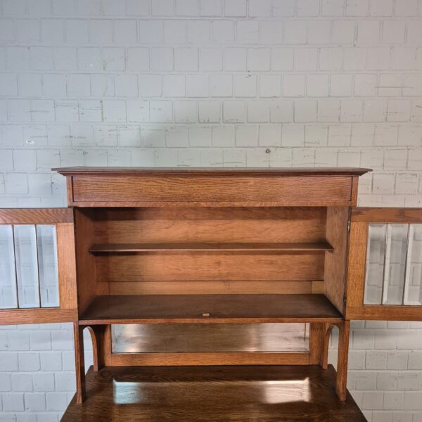 Buffetschrank Schrank Jugendstil 1920 Eiche – Bild 16