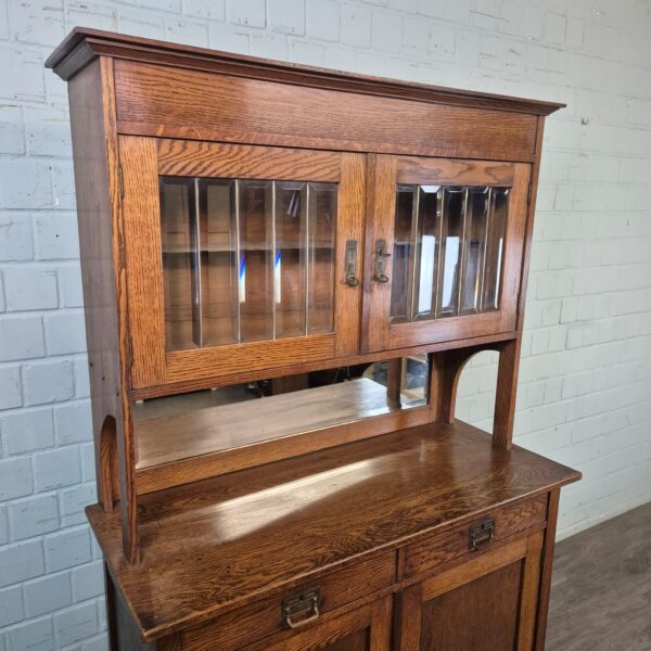 Buffetschrank Schrank Jugendstil 1920 Eiche – Bild 5