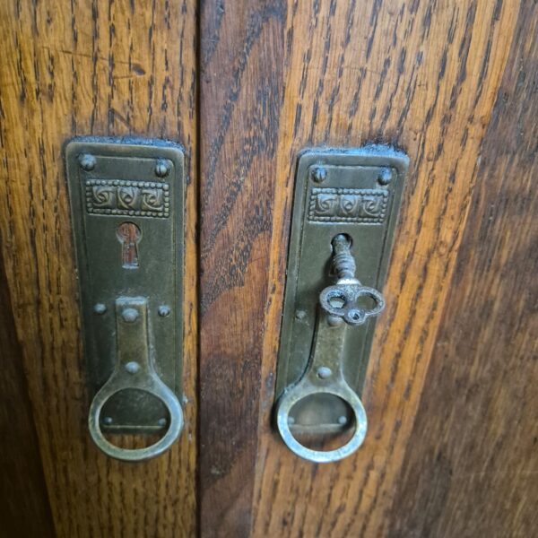 Buffetschrank Schrank Jugendstil 1920 Eiche – Bild 11